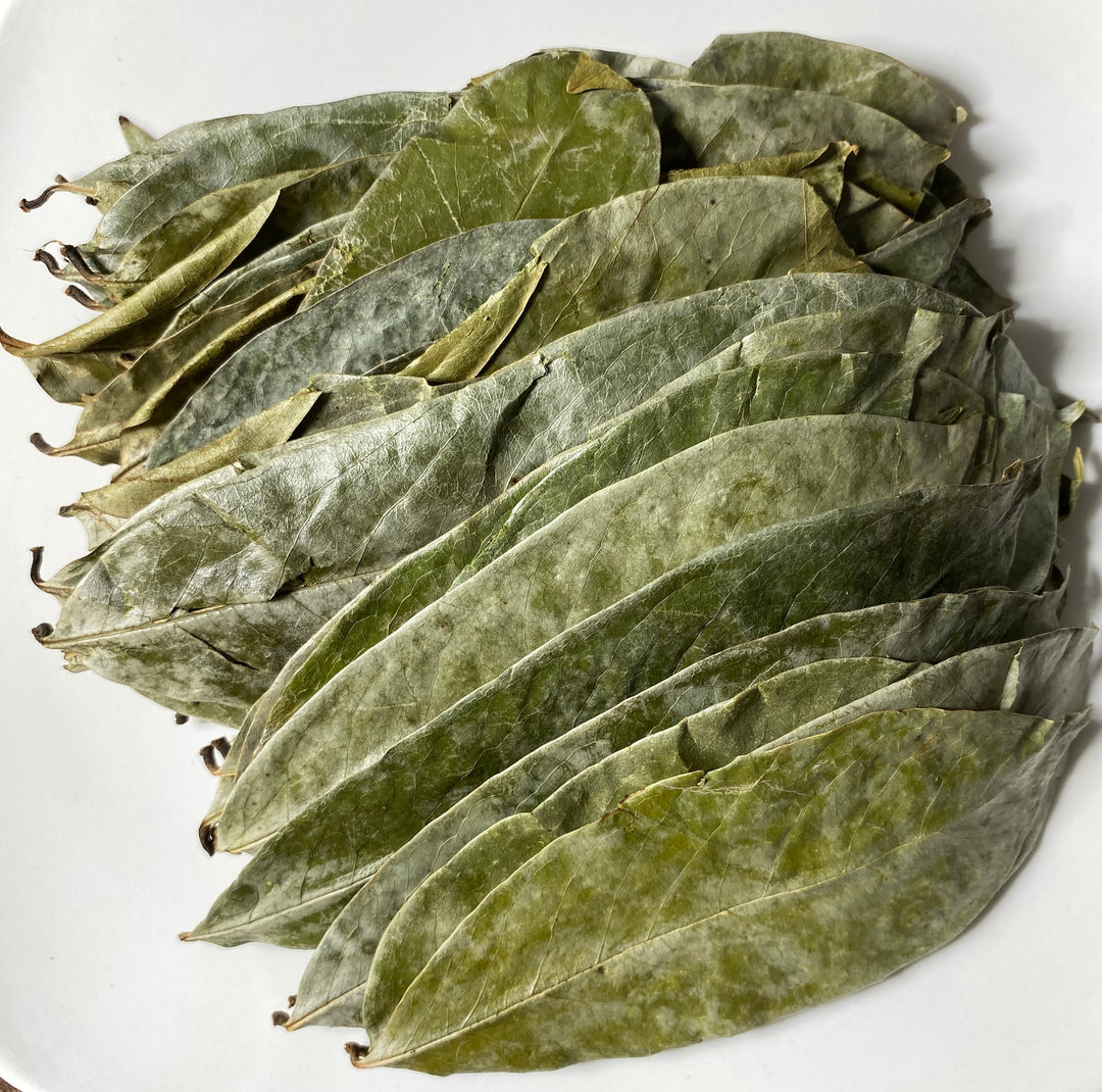 Organic Soursop Leaves, WHOLE Dried Leaf - 1 oz (28 g) - Ayoni Wellness