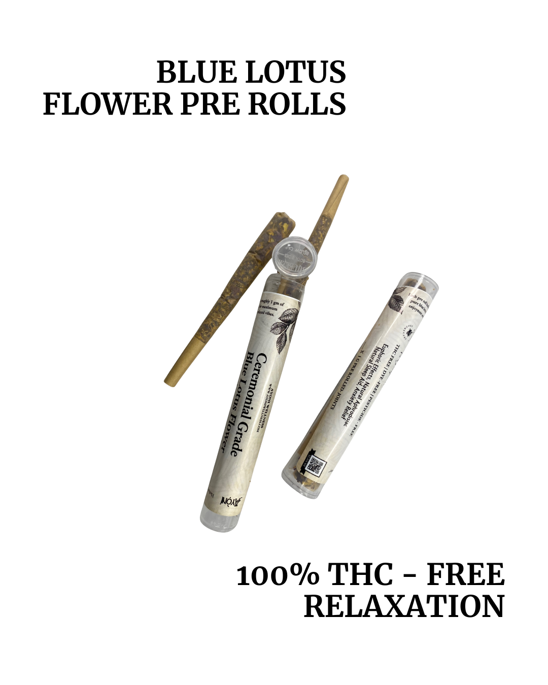 Blue Lotus Flower Pre Rolls Organic