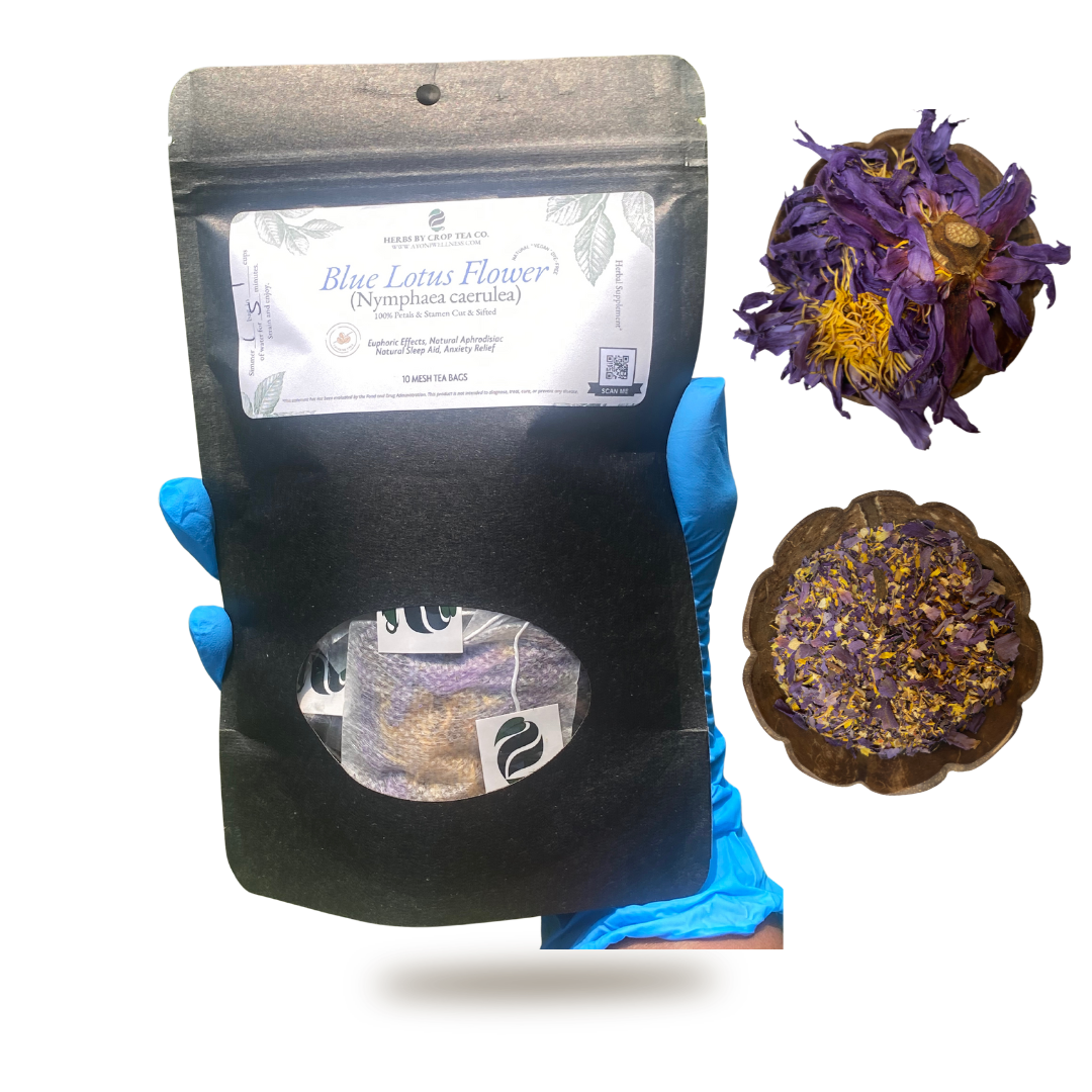 Organic Blue Lotus Flower | Dried Nymphaea caerulea