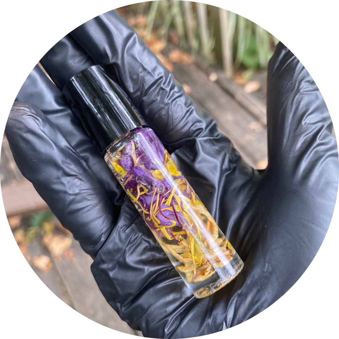 Blue Lotus Flower Infused Fragrance Oil Roller