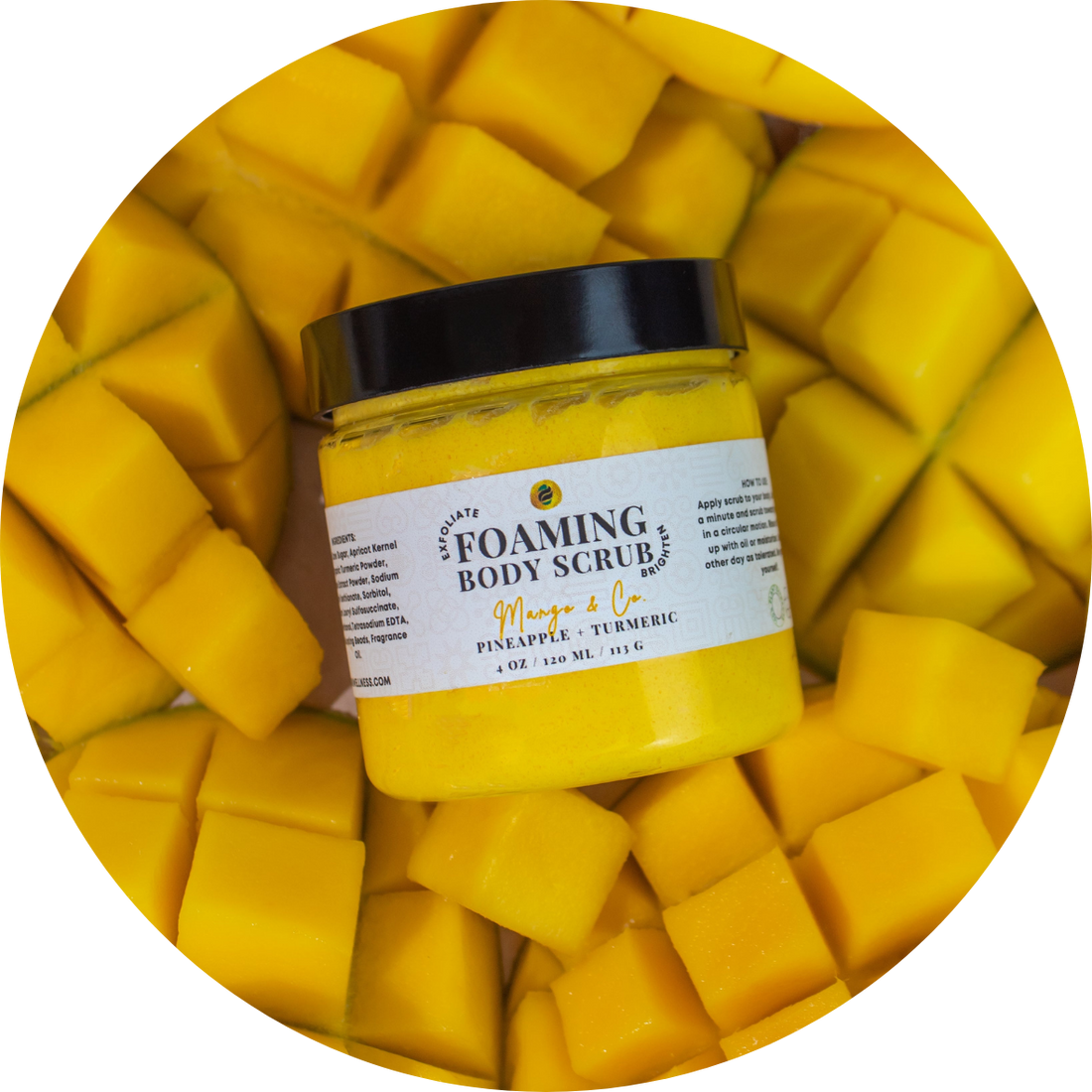 Mango + Co. Exfoliating Whipped Butter Scrub