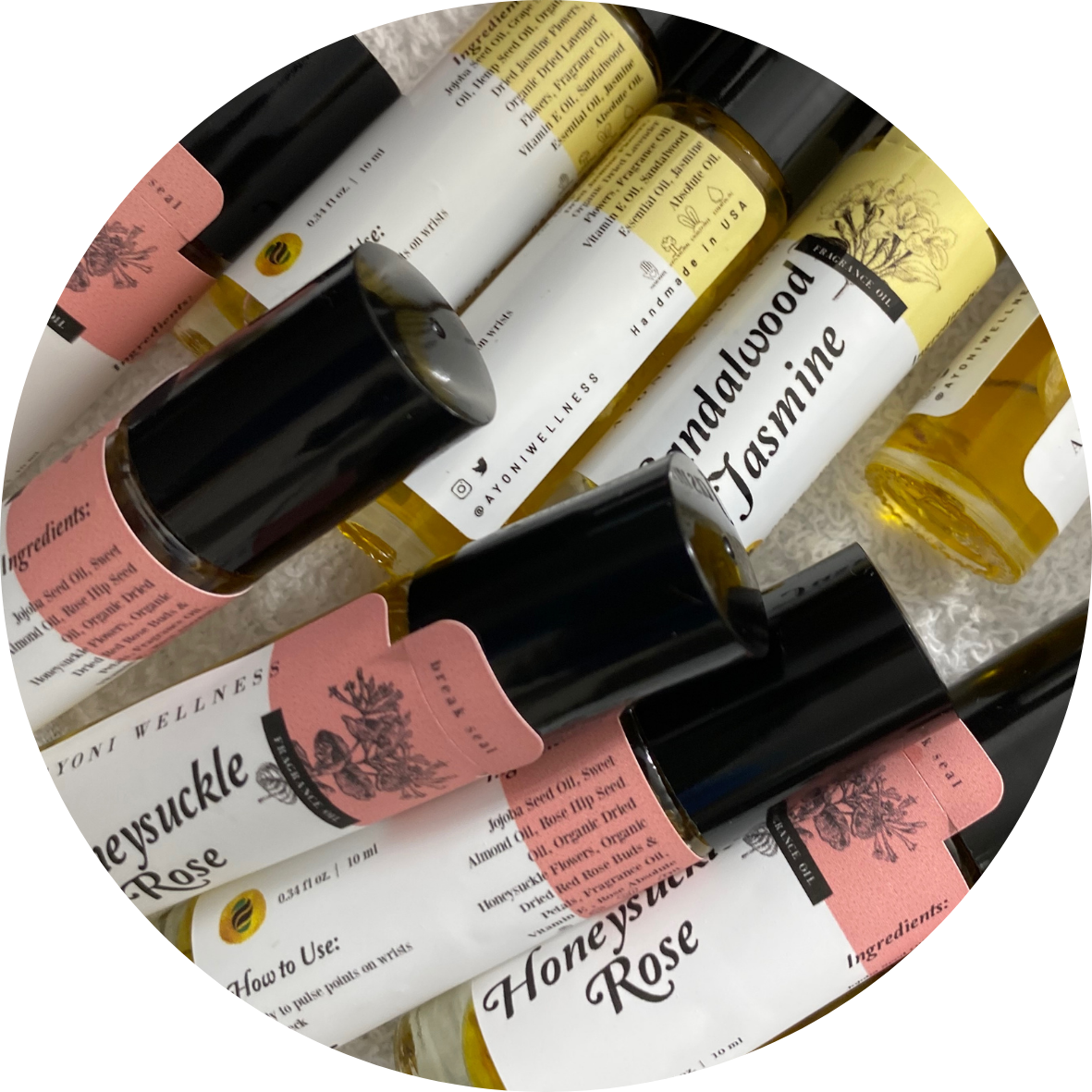 Honeysuckle & Rose Infused Fragrance Roll-On