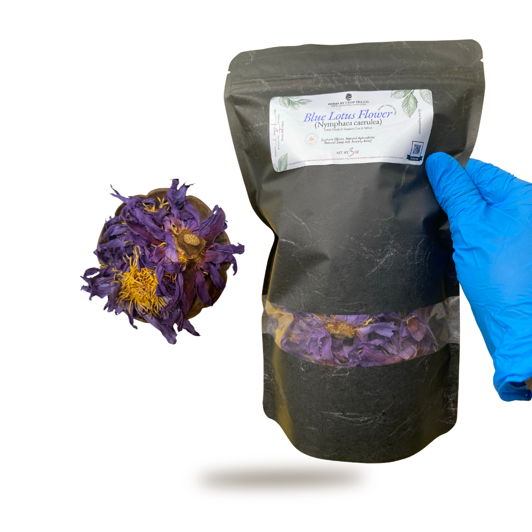 Organic Blue Lotus Whole Flower | Dried Nymphaea caerulea