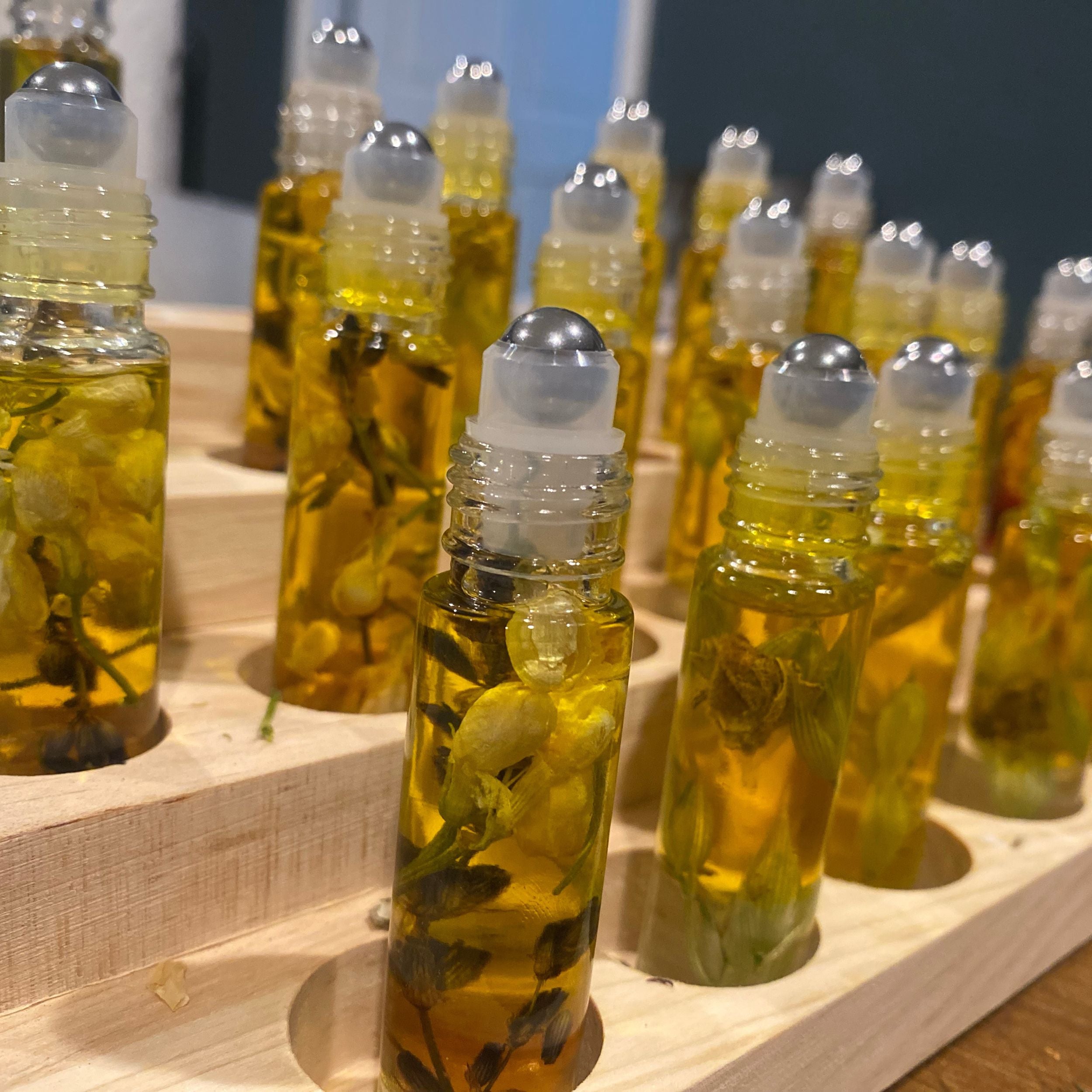 Sandalwood & Jasmine Infused Fragrance Oil Roller - Ayoni Wellness