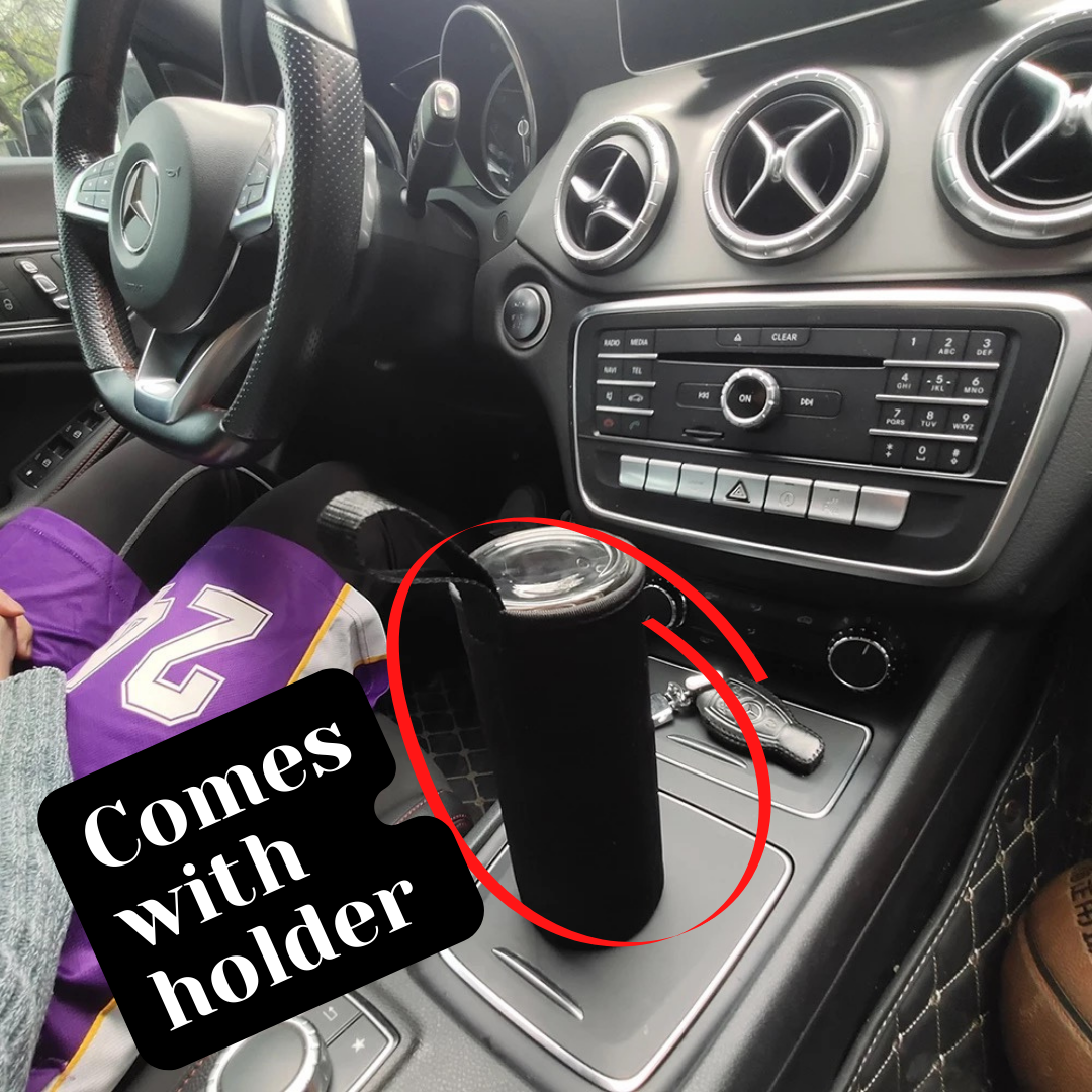 Leak Proof Tea Tumbler with Infuser - BPA Free Double Wall -8.5 oz - Ayoni Wellness