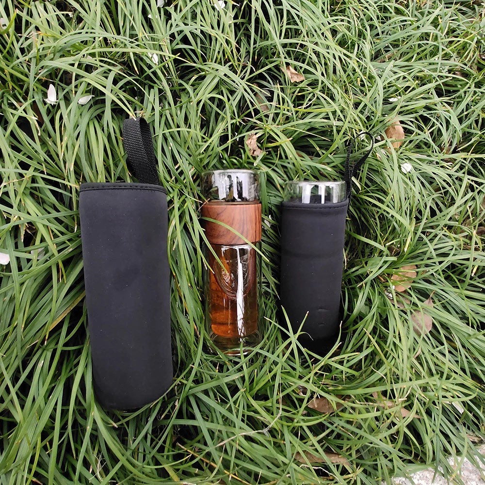 Leak Proof Tea Tumbler with Infuser - BPA Free Double Wall -8.5 oz - Ayoni Wellness