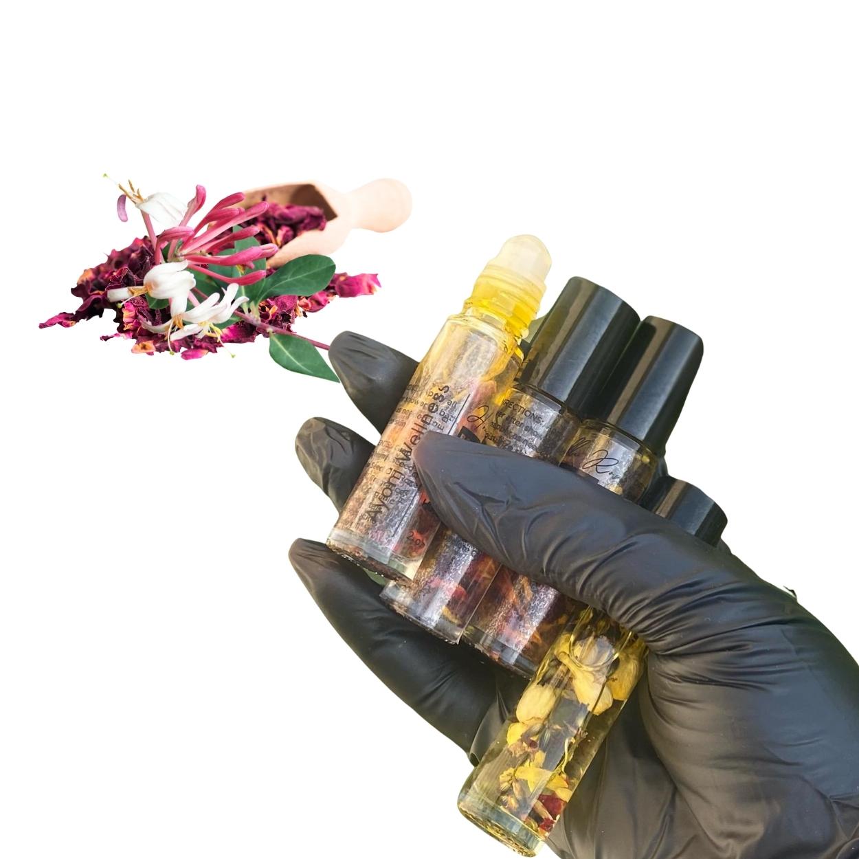 Honeysuckle & Rose Infused Fragrance Roll-On - Ayoni Wellness